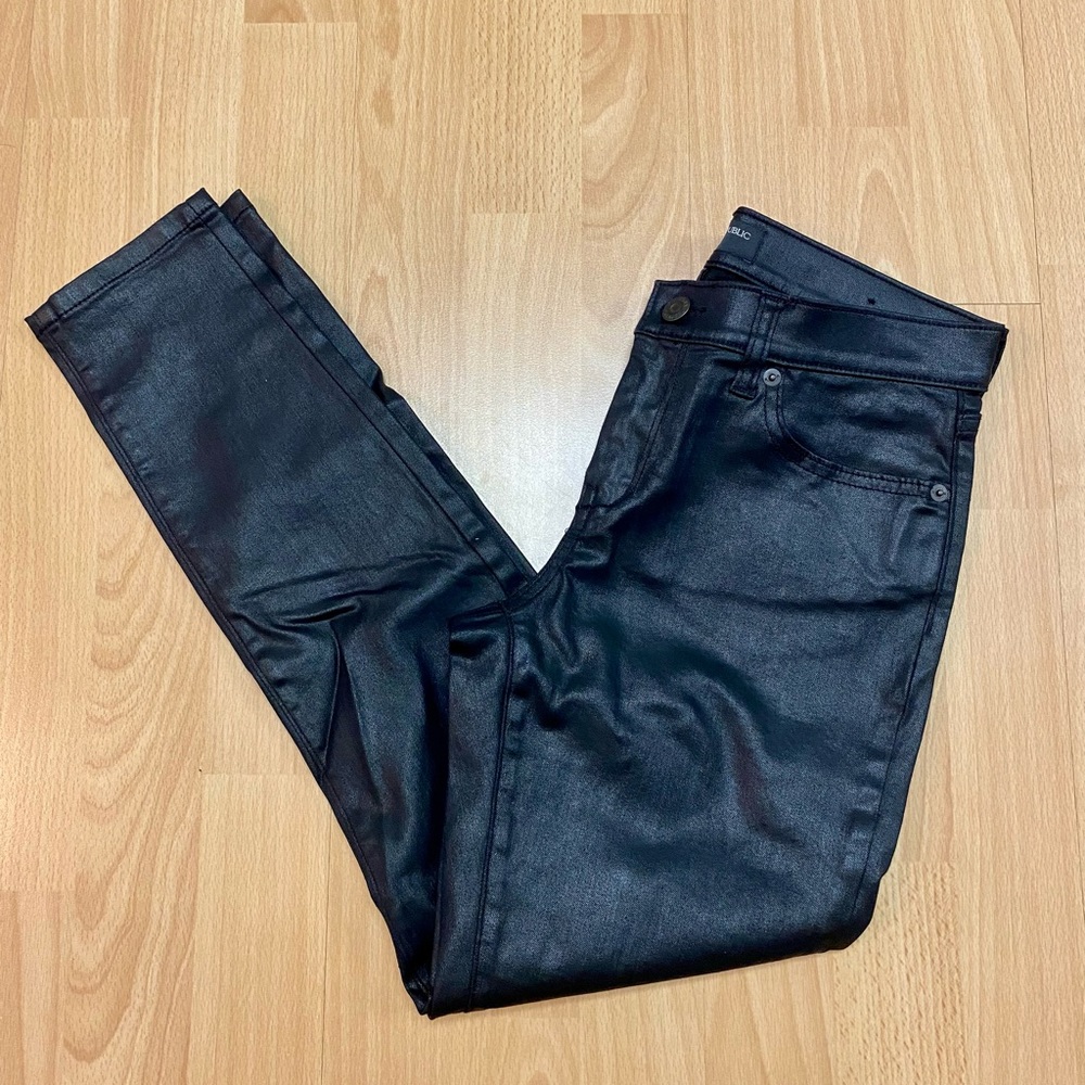 Banana Republic Midnight Black Skinny Jeans
